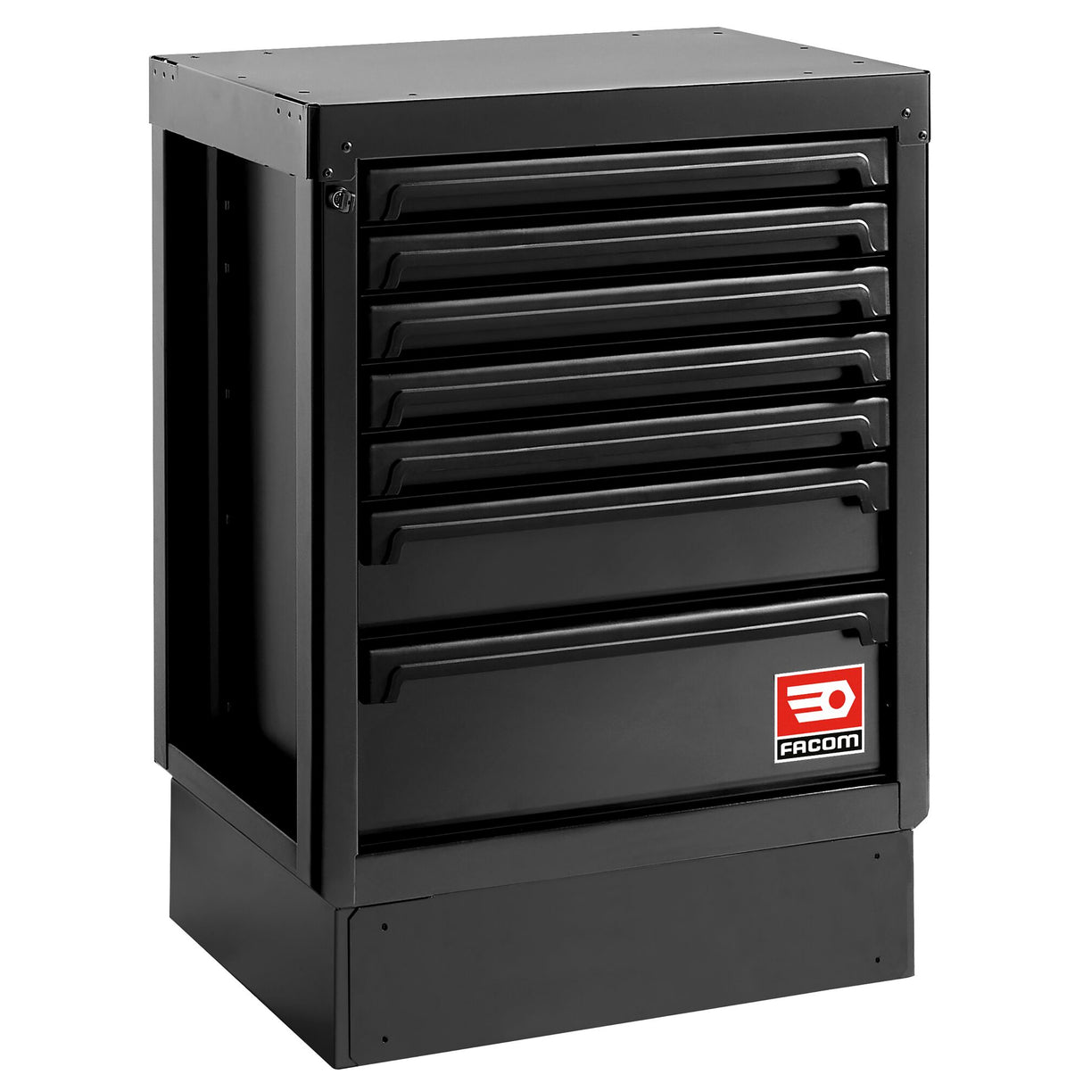 ROLL Werkstattsystem RWS2.0 - Unterschrank mit 7 Schubladen, schwarz