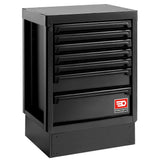 ROLL Werkstattsystem RWS2.0 - Unterschrank mit 7 Schubladen, schwarz