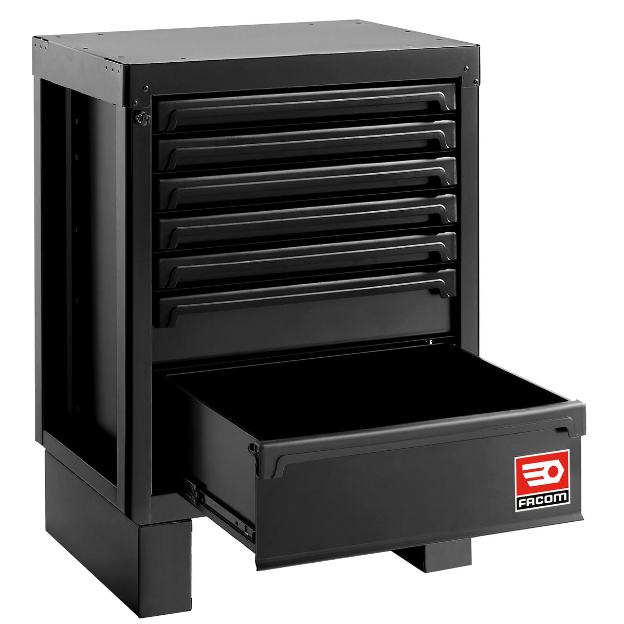 ROLL Werkstattsystem RWS2.0 - Unterschrank mit 7 Schubladen, schwarz