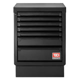 ROLL Werkstattsystem RWS2.0 - Unterschrank mit 7 Schubladen, schwarz