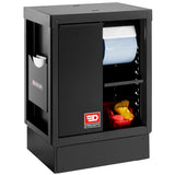 ROLL Werkstattsystem RWS2.0 - Reinigungsstation mit Mülleimer und Papierrollenhalter