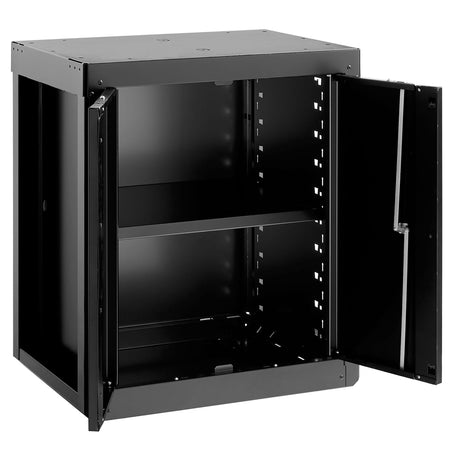 ROLL Werkstattsystem RWS2.0 - Unterschrank mit 2 Volltüren, schwarz