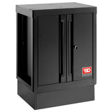 ROLL Werkstattsystem RWS2.0 - Unterschrank mit 2 Volltüren, schwarz