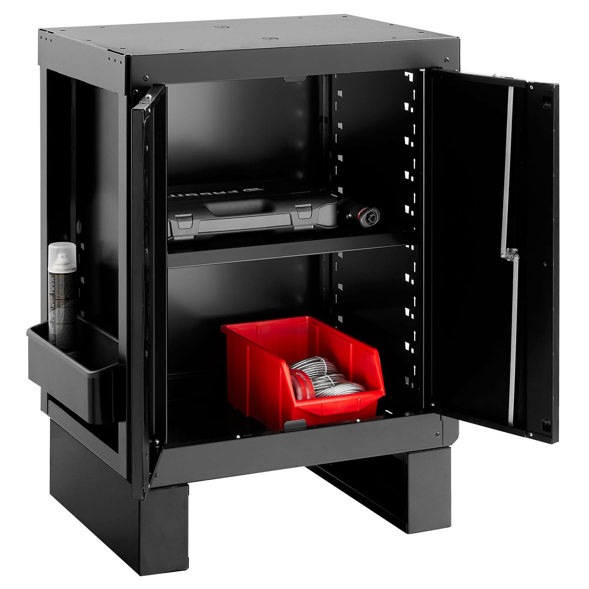 ROLL Werkstattsystem RWS2.0 - Unterschrank mit 2 Volltüren, schwarz