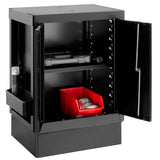 ROLL Werkstattsystem RWS2.0 - Unterschrank mit 2 Volltüren, schwarz