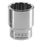S - Steckschlüssel 1/2", 12-kant, metrisch