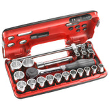 DBOX Satz mit metrischen 1/2" 12-Kant-Steckschlüsseln