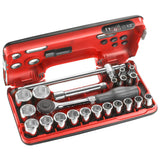 DBOX Satz mit metrischen 1/2" 6-Kant-Steckschlüsseln - S.360DBOX4
