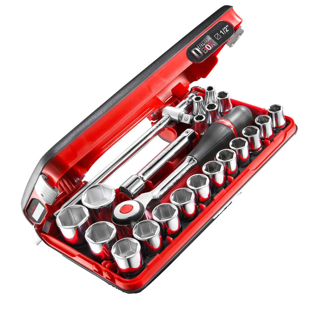 DBOX Satz mit metrischen 1/2" 6-Kant-Steckschlüsseln - S.360DBOX4