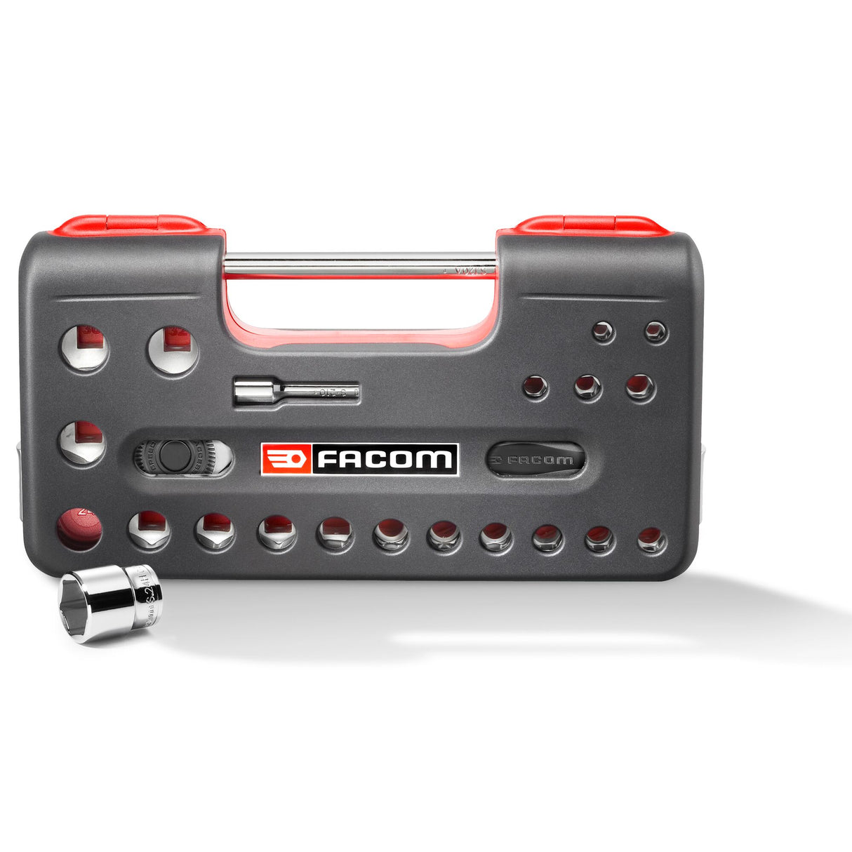 DBOX Satz mit metrischen 1/2" 6-Kant-Steckschlüsseln - S.360DBOX4