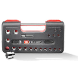 DBOX Satz mit metrischen 1/2" 6-Kant-Steckschlüsseln - S.360DBOX4