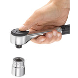 S.360 - 1/2" Umschaltknarre mit schnellem Drehgriff, 360!