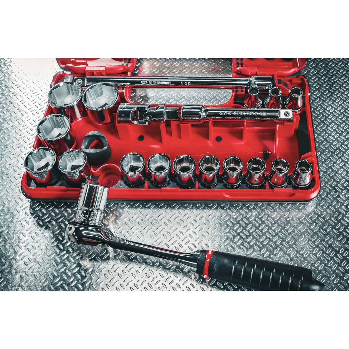 OGV® GRIP Steckschlüssel-Set 1/2" 6-kant, 8-32mm, 20-tlg.