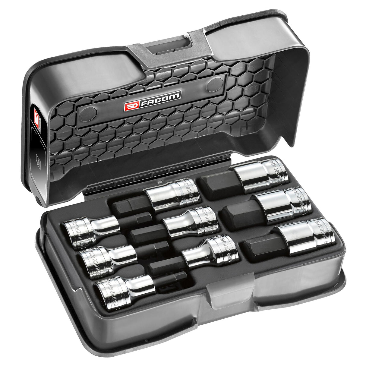 Satz mit 6 metrischen 1/2" Sechskant-Bits