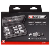 Satz mit 6 metrischen 1/2" Sechskant-Bits