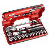 Steckschlüssel-Set 1/2" D-Box, 21-tlg