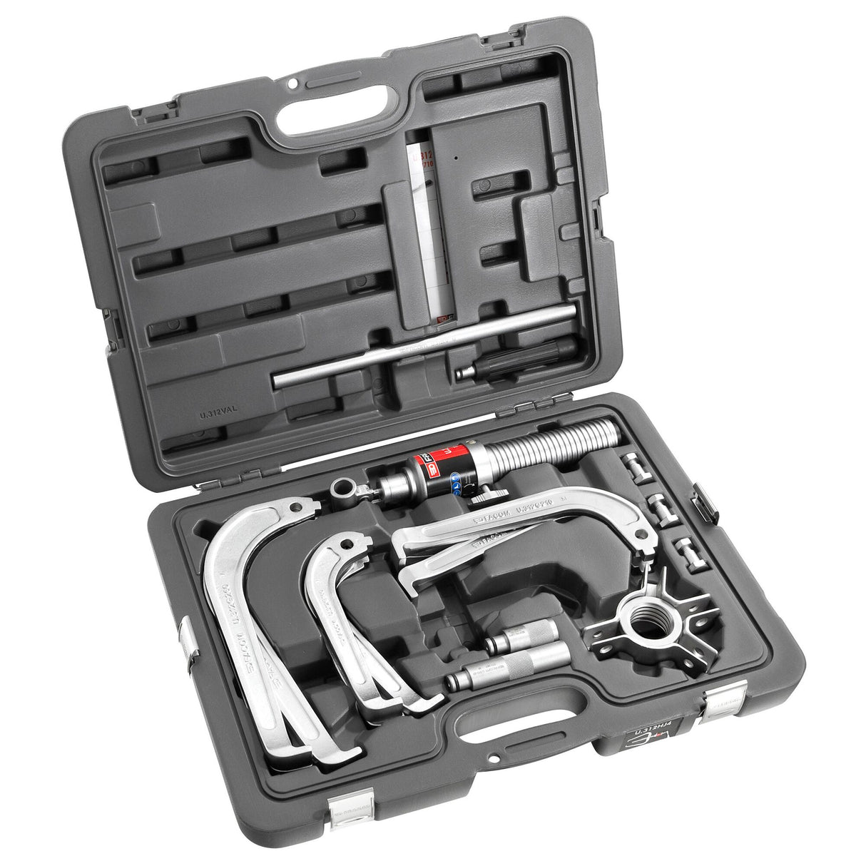 Hydraulik-Außenabzieher 10 t, 3 Sätze Abzieharme
